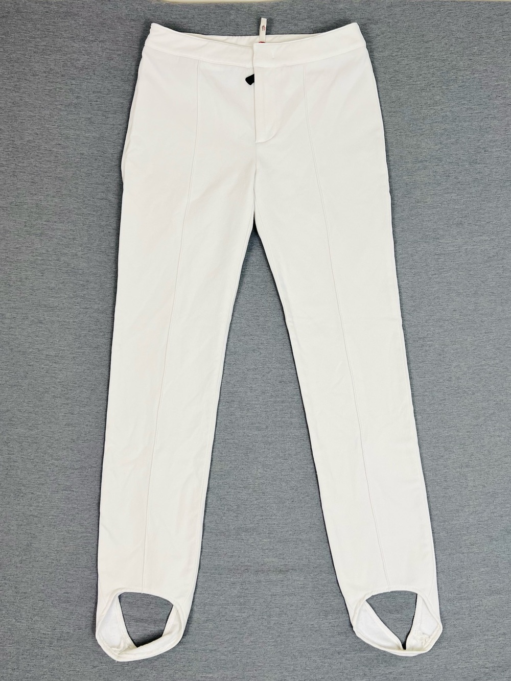 Moncler White Stirrup Leggings Ski Pants